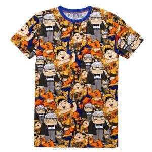 Disney Pixar Up Carl & Russel Allover Print T-Shirt